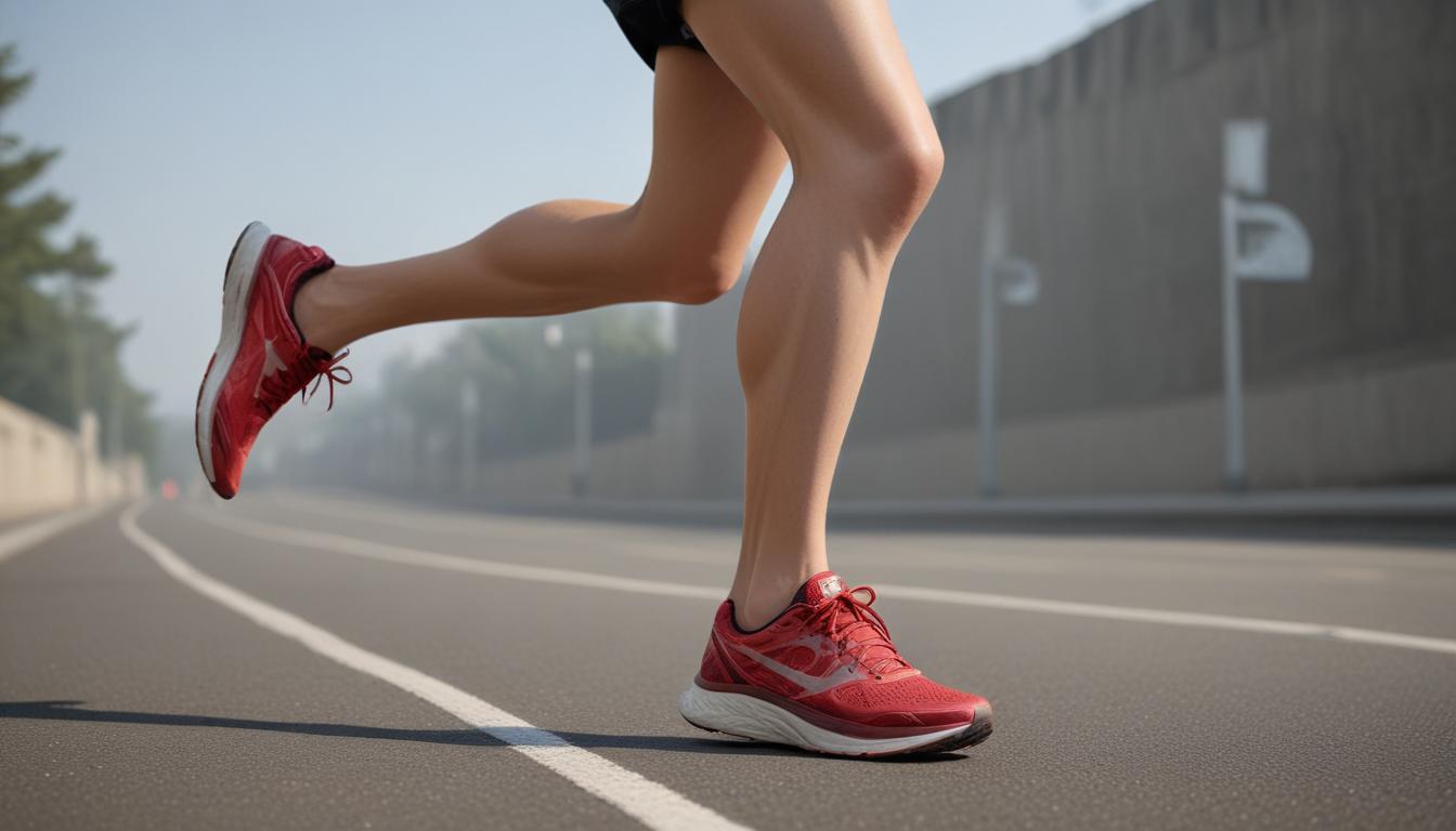 drop, running, chaussures, hauteur du talon, performance, blessure, course à pied