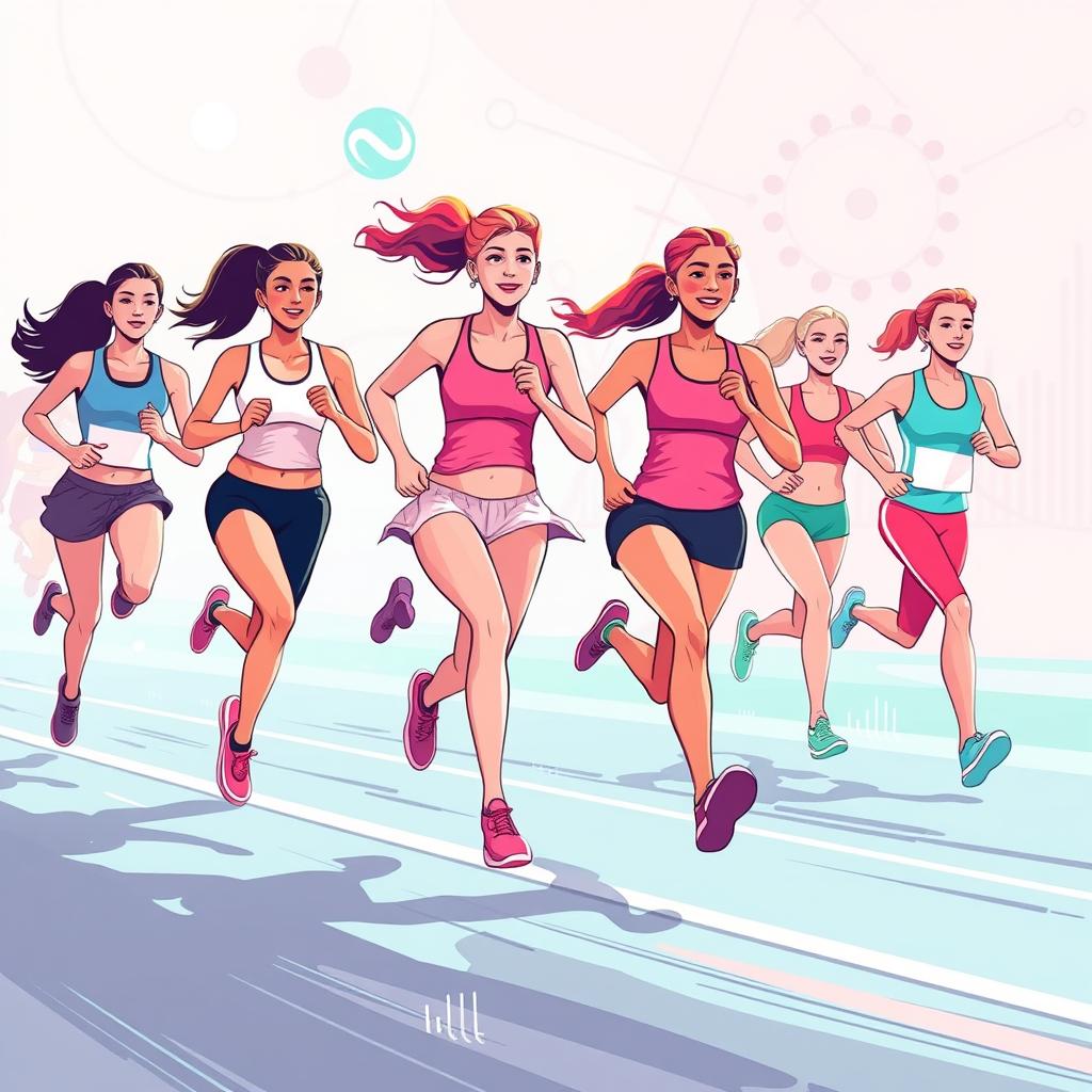 endurance, course, femmes, hommes, trail running