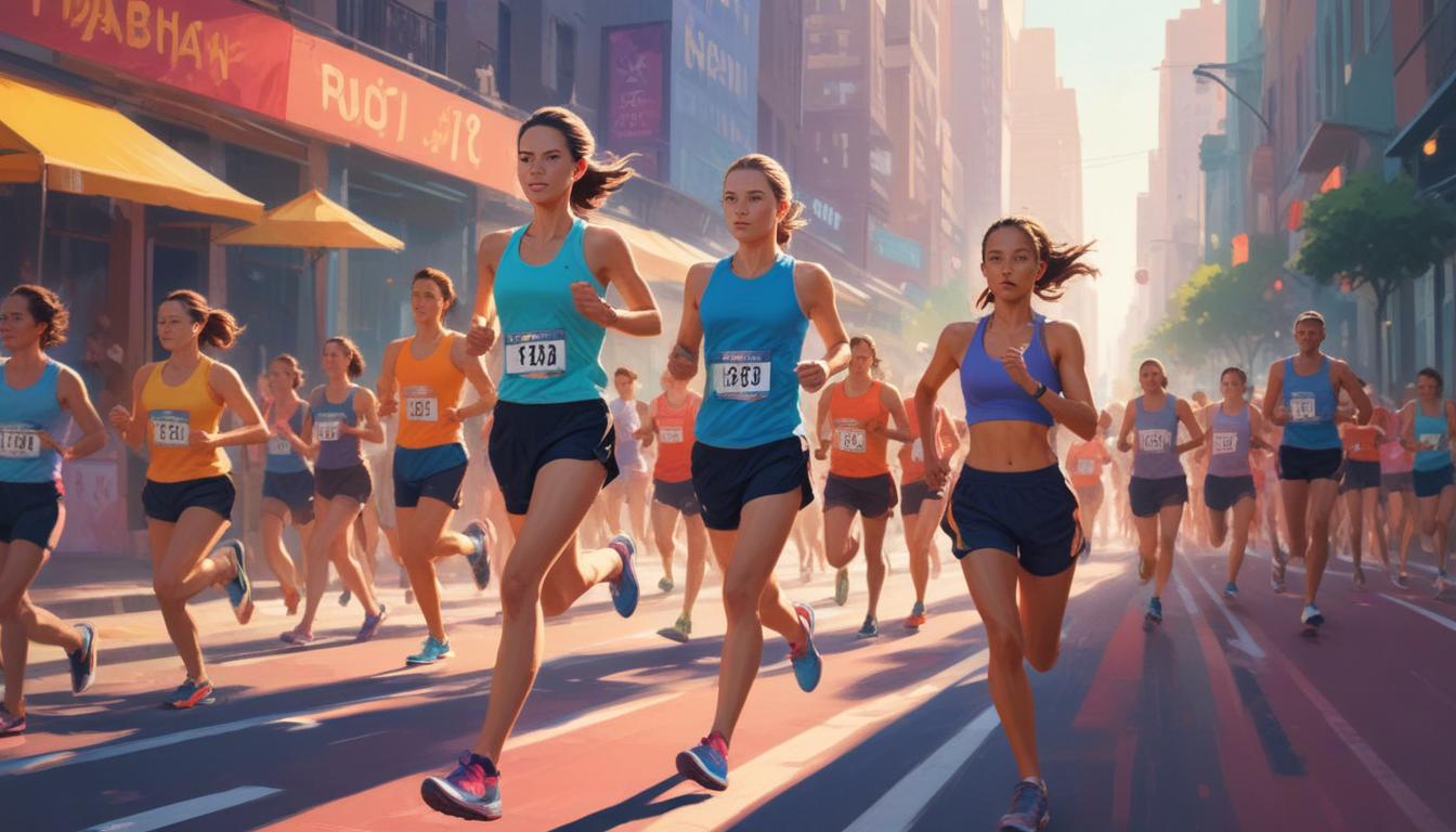 marathon, temps cible, entraînement, préparation physique, performance, course à pied, temps moyen, stratégie de course