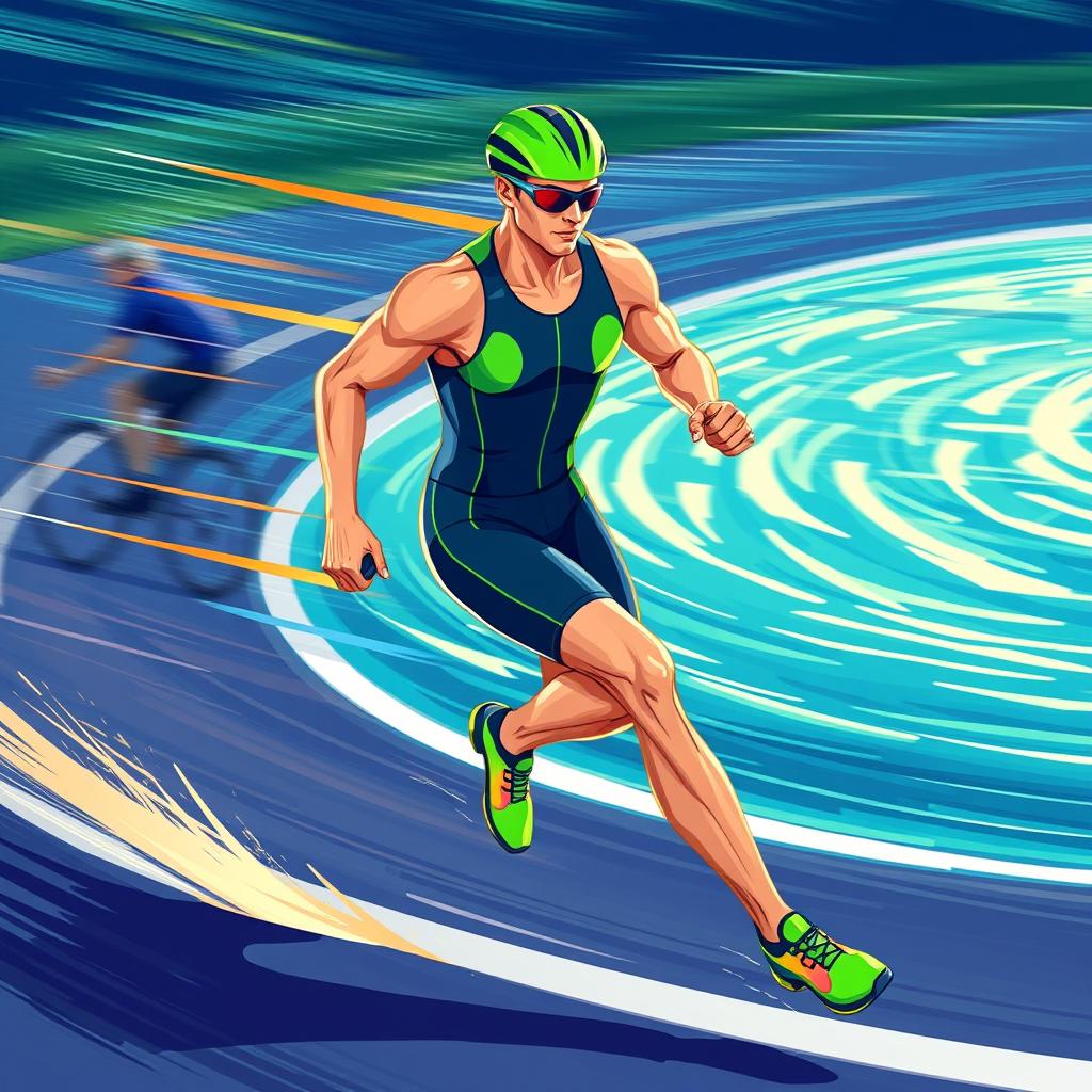physique triathlète, composition corporelle, endurance, entraînement, force musculaire