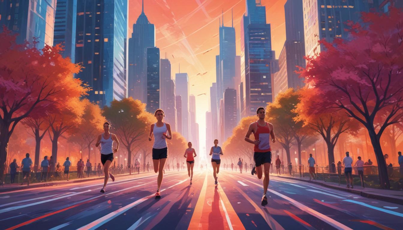 course à pied, cardiovasculaire, santé cardiaque, endurance, athlete's heart