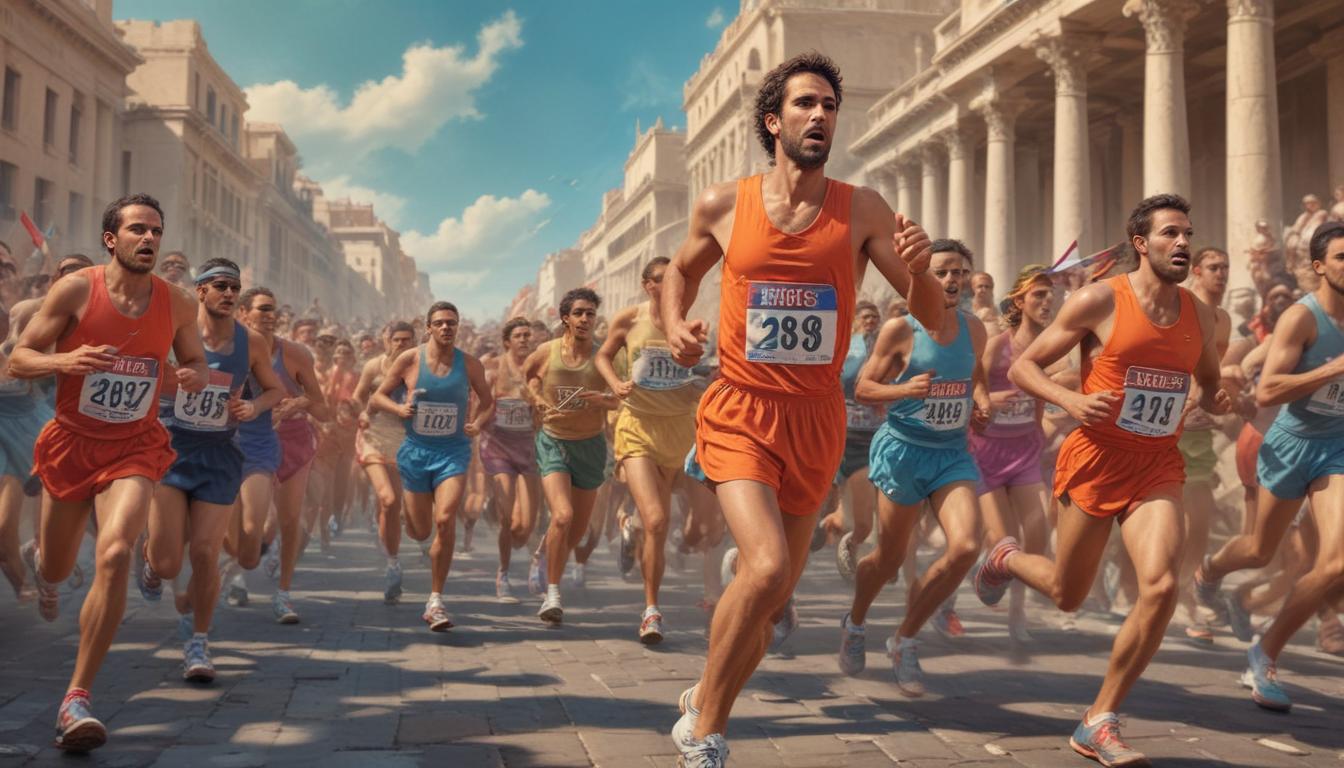 marathon, origine, histoire du sport, distance marathon, légende de Marathon